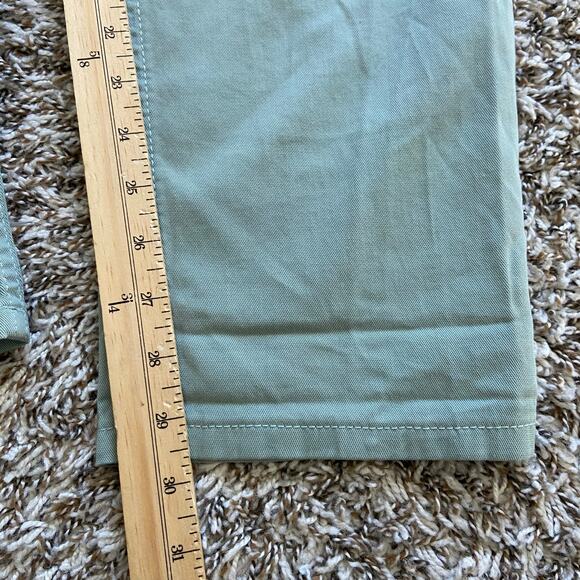 Prana Sancho Boyfriend Pant Sz 10 Saltwater Relaxed Fit Mid Rise Stretch Organic - Picture 10 of 12